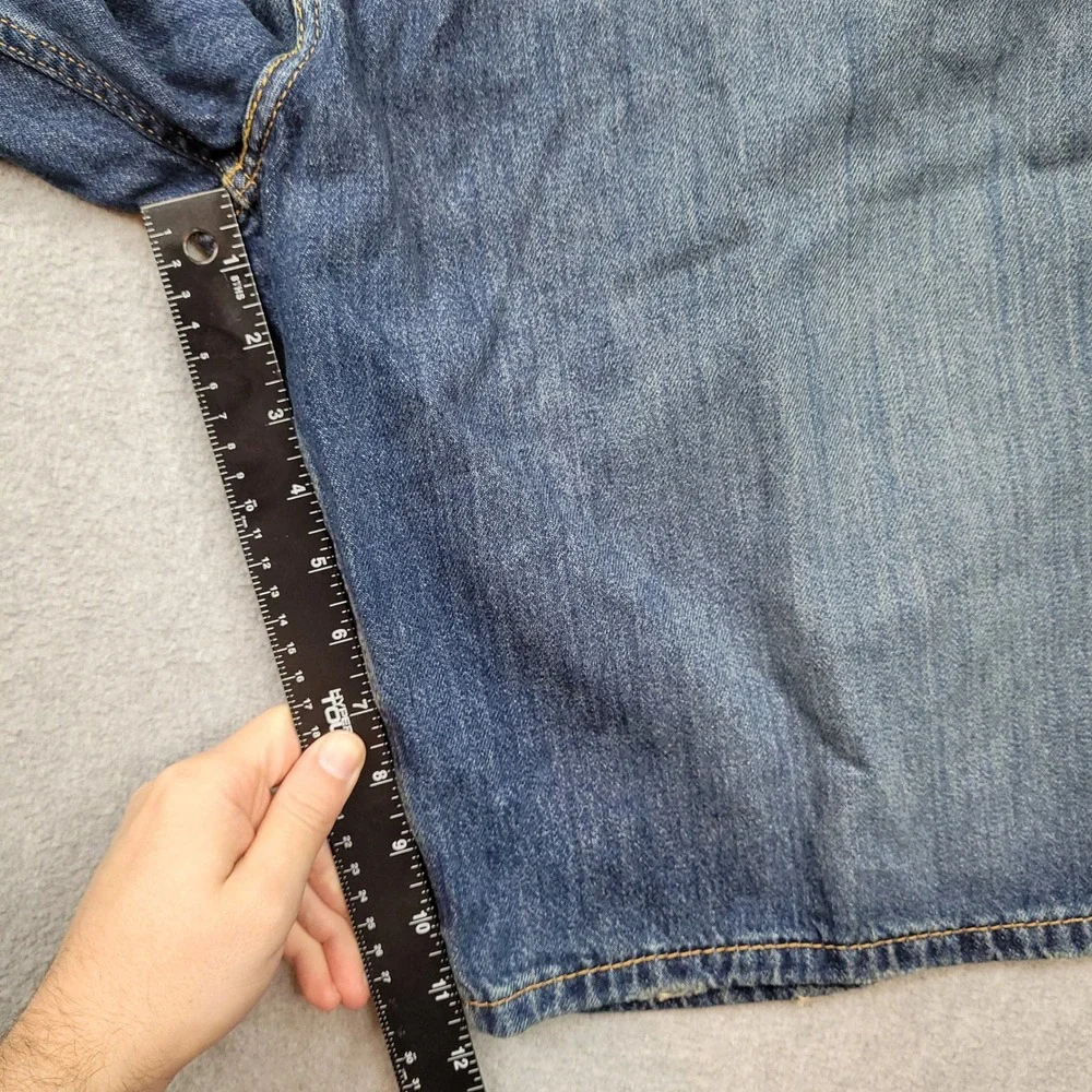 Levi's 469 Loose Denim Shorts Mens 40x12 Blue Cotton Casual NWT